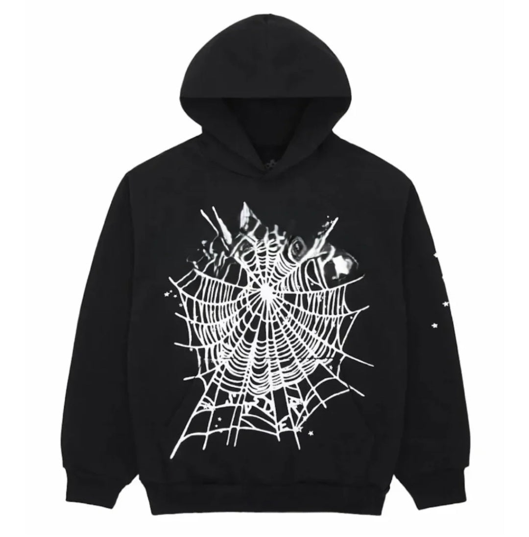 Black spider hood